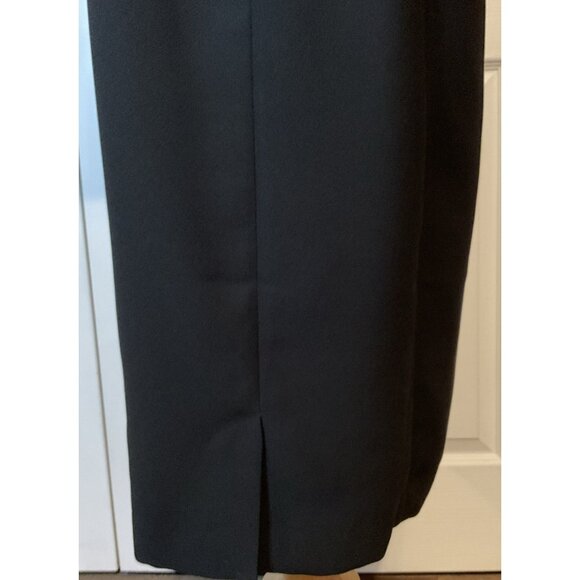 Chico’s Lined Black Dress Split Ruffle Sleeve Chico’s Size 1 US Medium - Picture 6 of 6